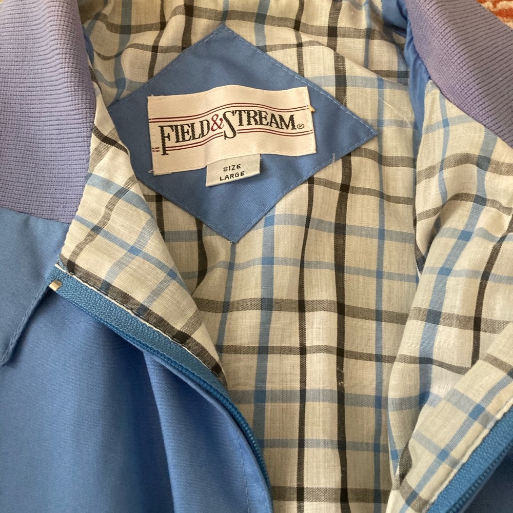 Vintage 90’s Field & Stream Light Blue Jacket Size L